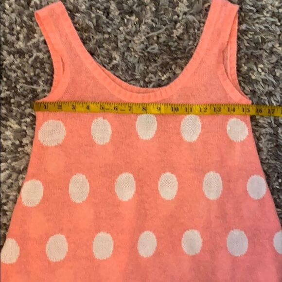 Wildfox White Label Polka Dot Sleeveless Sweater Feminine Boho Casual - Picture 8 of 9